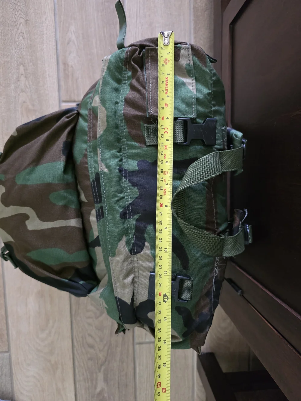 Military-Style Camouflage Rucksack Pack - Green Combat Patrol Pack